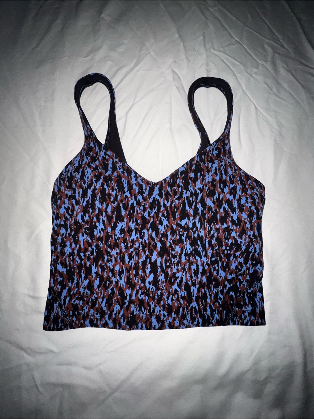 Lululemon align tank - blue camo size 2